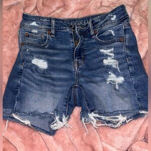 American Eagle Super Stretch Hi-Rise Shortie 0